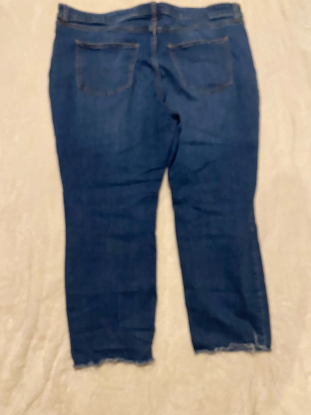 LC Lauren Conrad Dark Blue Cropped Ankle Jeans - Picture 3 of 3